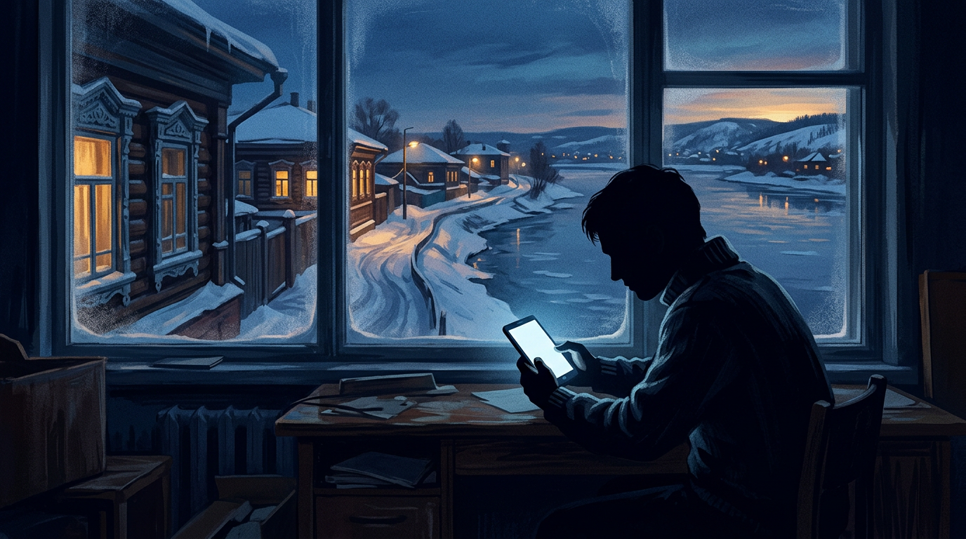 Иллюстрация к материалу о помощи при зависимости от ставок: городской контекст и символический образ выхода из игры без призыва к беттингу