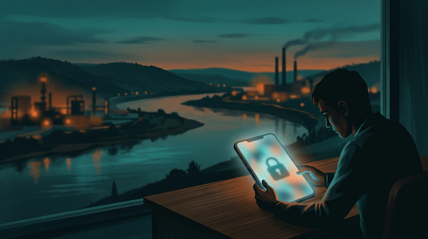 Иллюстрация к материалу о помощи при зависимости от ставок: городской контекст и символический образ выхода из игры без призыва к беттингу