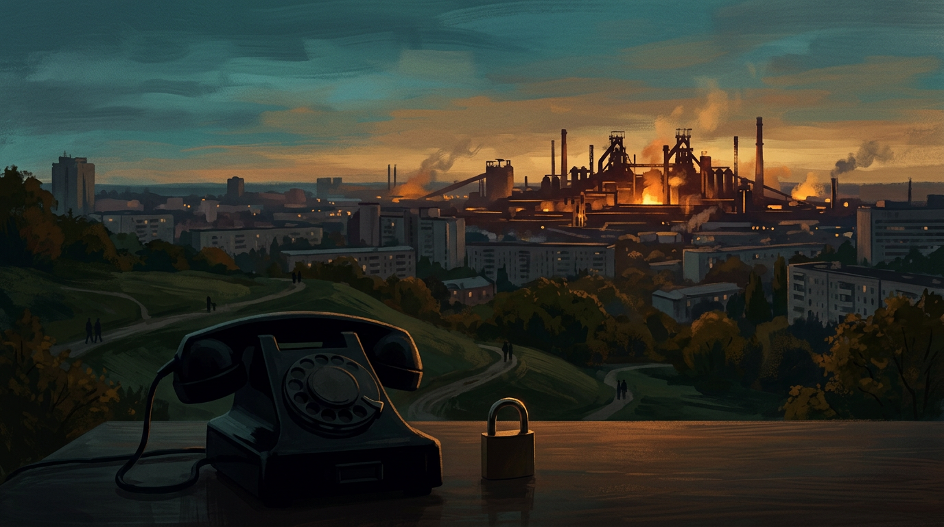 Иллюстрация к материалу о помощи при зависимости от ставок: городской контекст и символический образ выхода из игры без призыва к беттингу