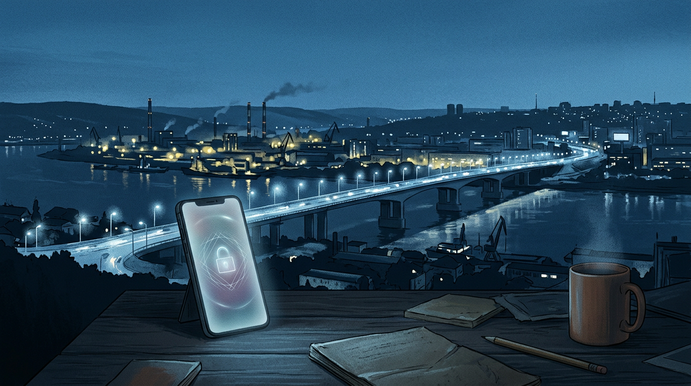 Иллюстрация к материалу о помощи при зависимости от ставок: городской контекст и символический образ выхода из игры без призыва к беттингу